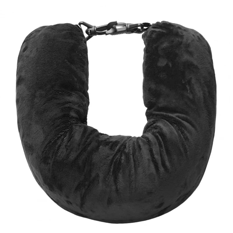 TravelEase Fillable Neck Pillow Black