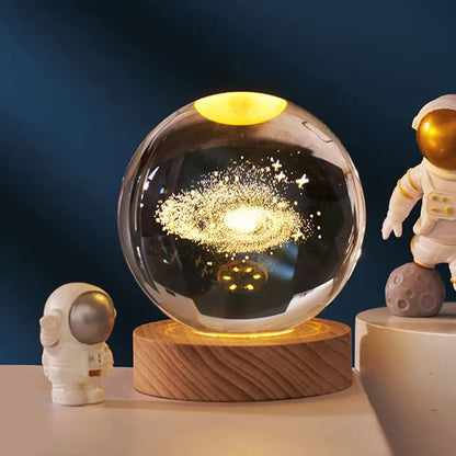 StarGleam Galaxy Crystal Ball Night Light - EpicMust