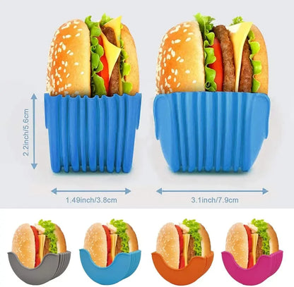 Burger Buddy Reusable Silicone Burger Holder