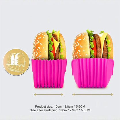 Burger Buddy Reusable Silicone Burger Holder