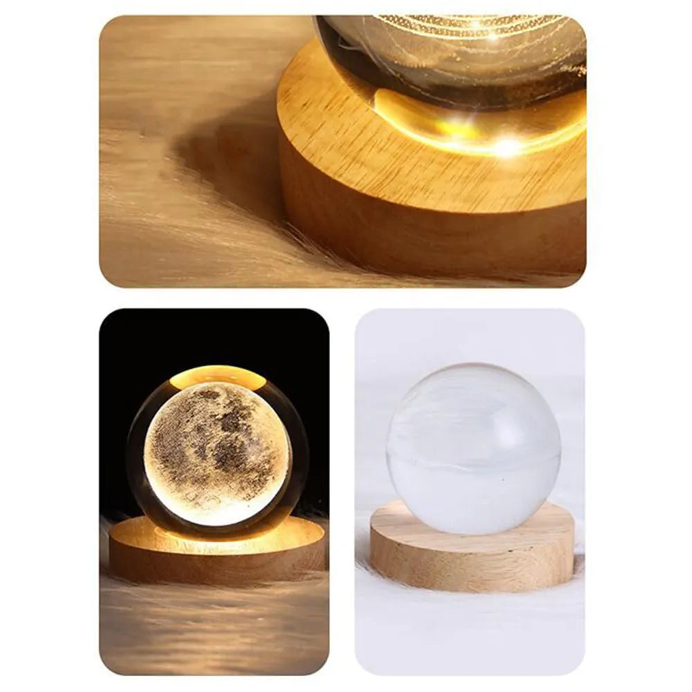 StarGleam Galaxy Crystal Ball Night Light - EpicMust