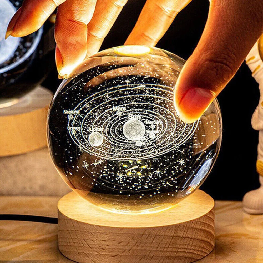 StarGleam Galaxy Crystal Ball Night Light - EpicMust