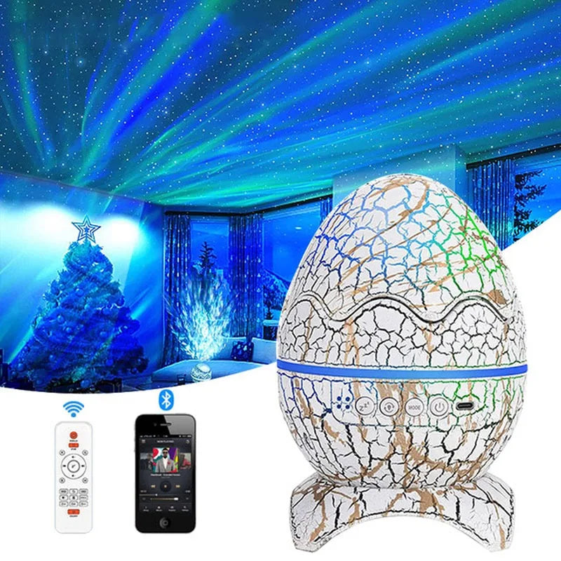 Dino Egg Galaxy Projector Celestial Space Transformer