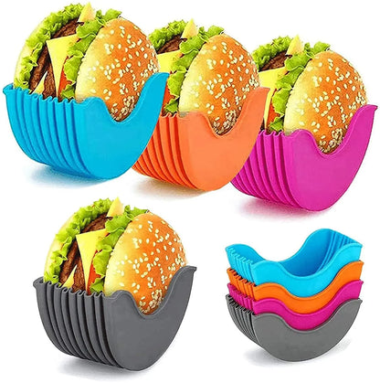 Burger Buddy Reusable Silicone Burger Holder