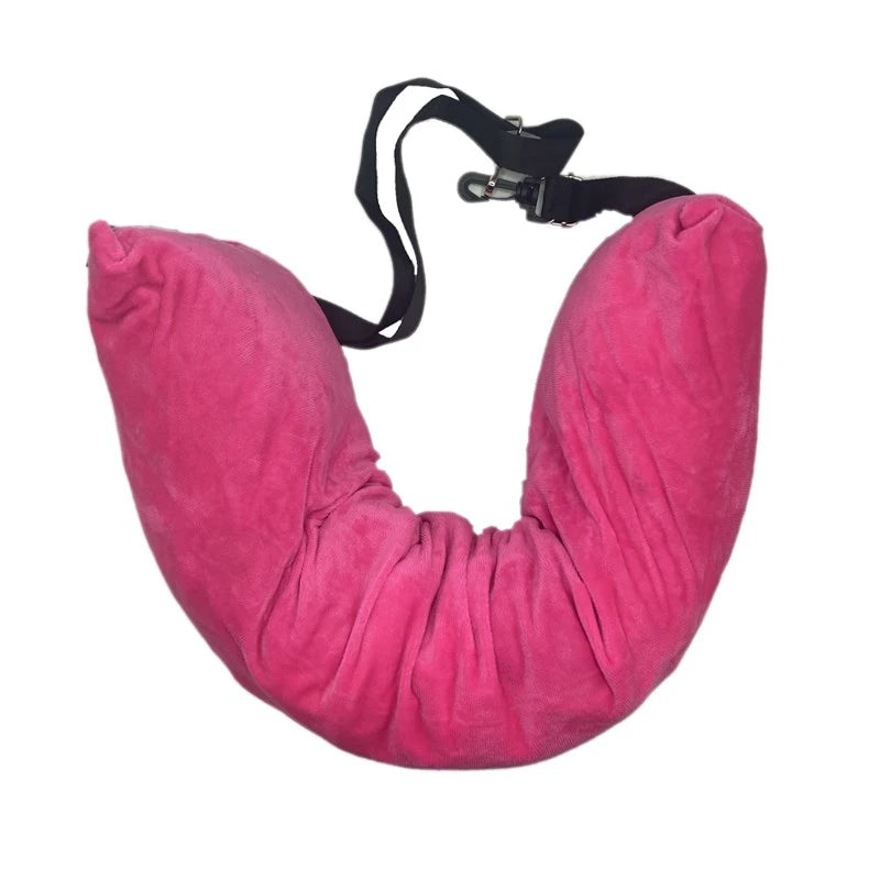 TravelEase Fillable Neck Pillow Pink